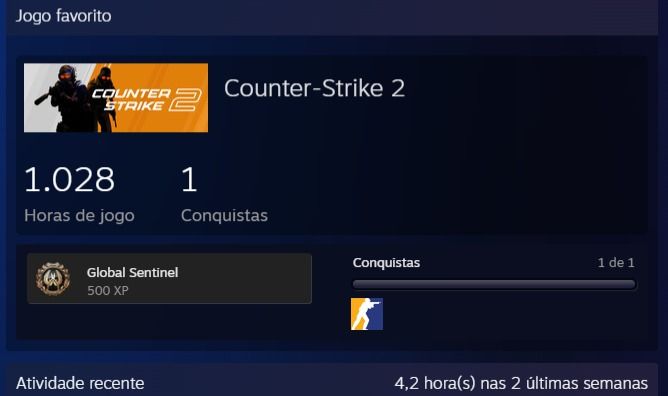 Conta Steam C / 11k no Especial do CS