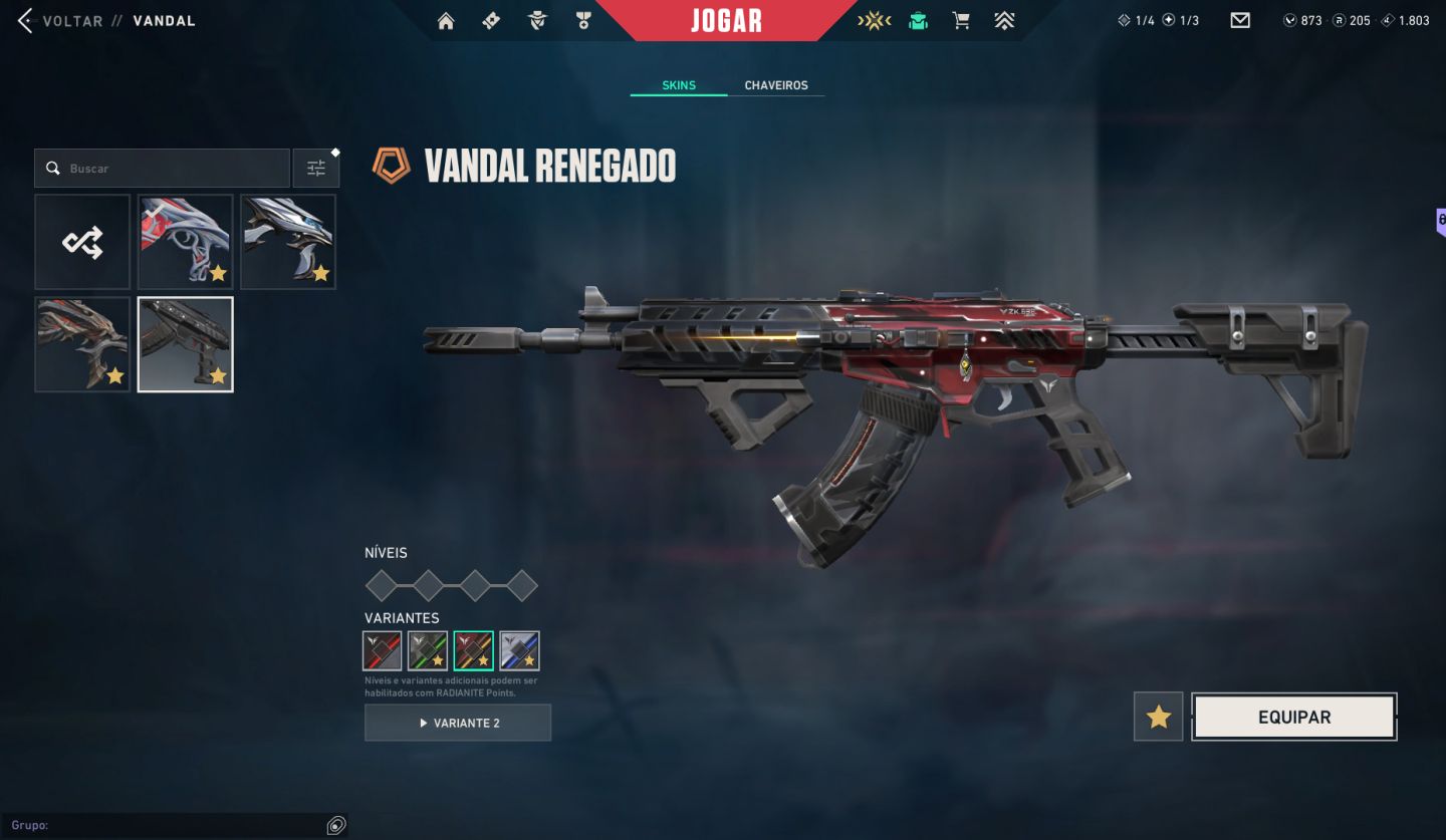CONTA VALORANT EX RADIANT