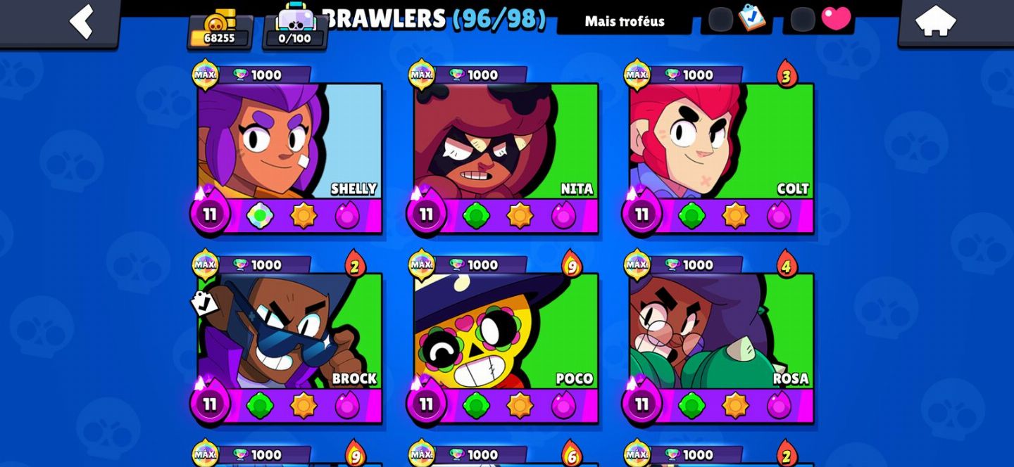Conta Brawl Star desde do BETA
