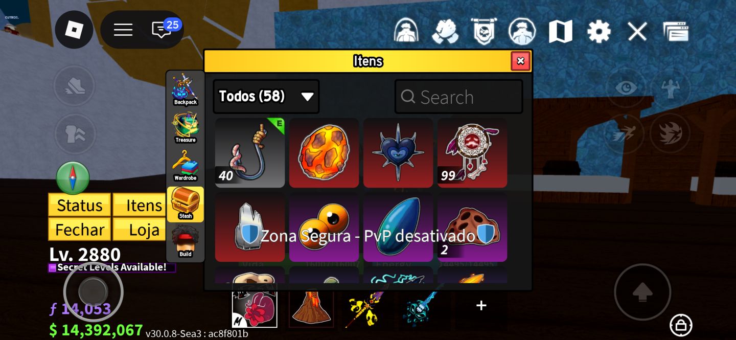 CONTA BLOX FRUITS 2880 COM V3 DRACO E V4 FULL SHARK + SANGUINE ARR