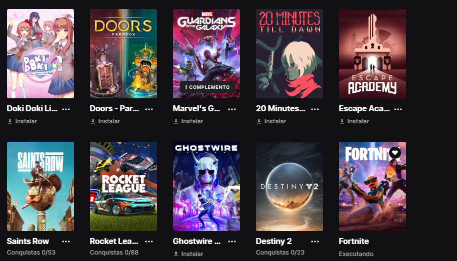 Conta Fortnite + Vários Jogos na Epic Games | Acesso Completo