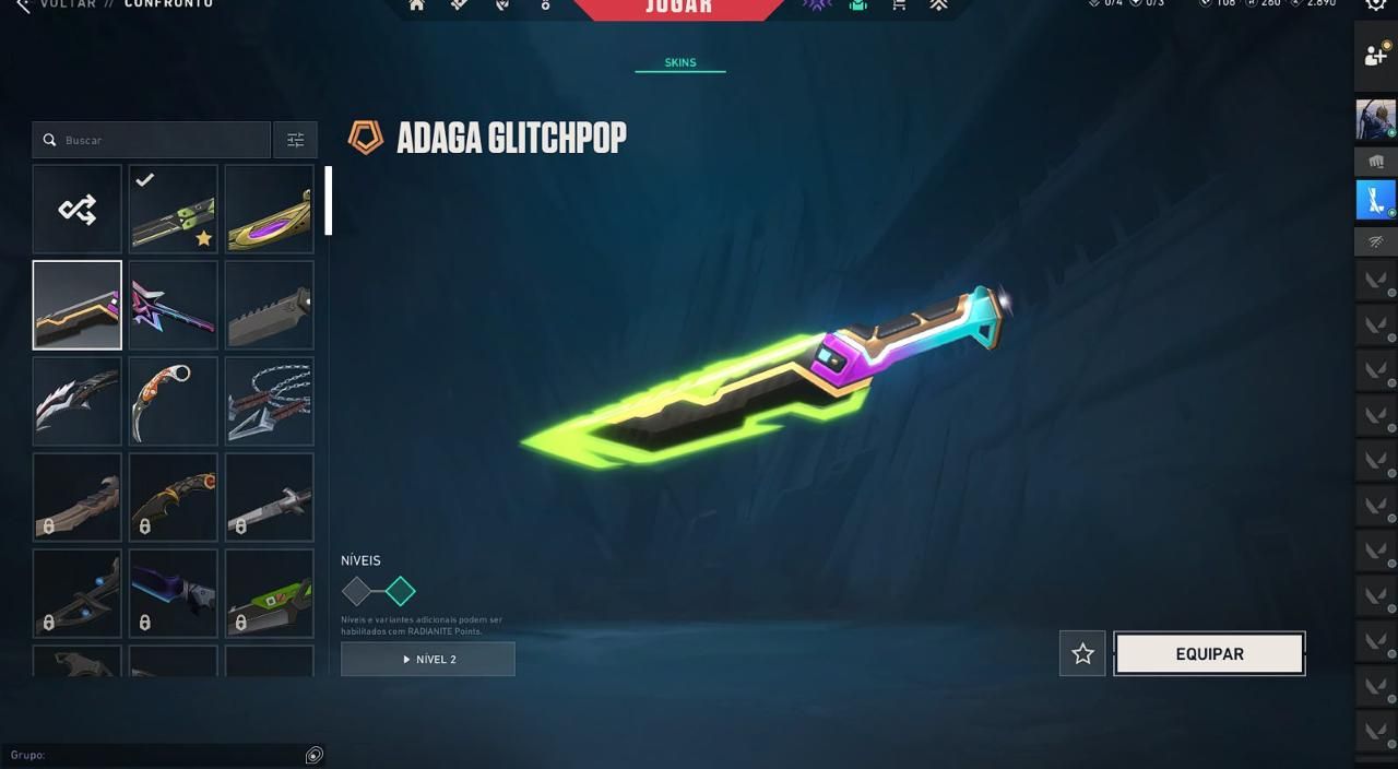 CONTA VALORANT (MUITAS VANDAL E SKINS...)
