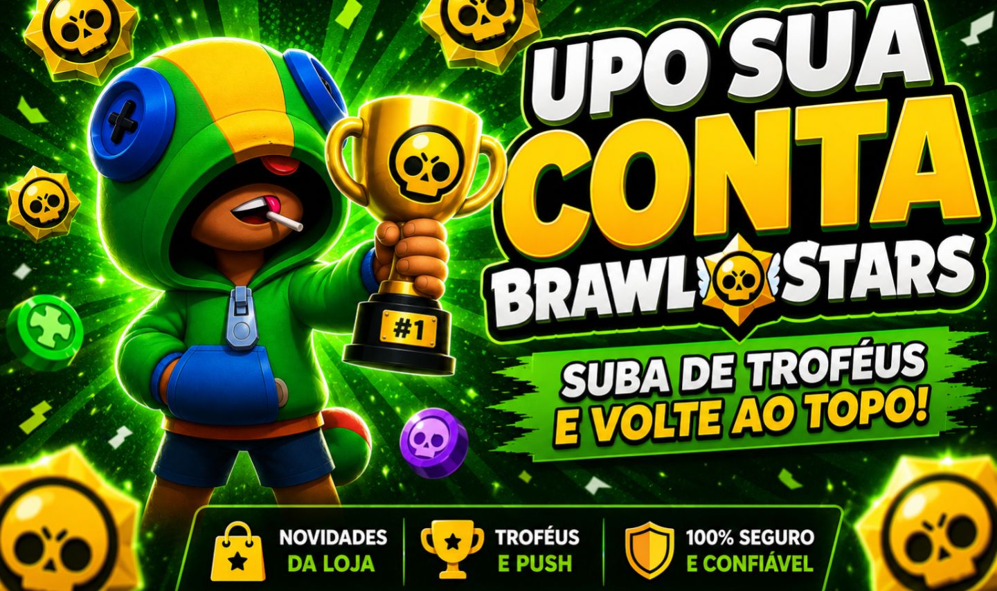 UPO SUA CONTA DO BRAWL STARS (MEGA PROMOÇÕES + MEGA COMBOS)