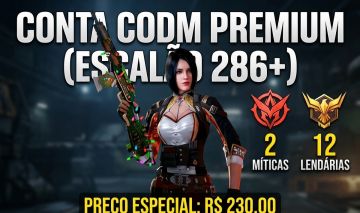CONTA CODM TOP | 2 ARMAS MÍTICAS + 12 LENDÁRIAS | ESCALÃO 286+