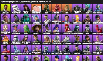 Conta Fortnite 145 Skins | John Wick, Marshmello, Hatsune Miku