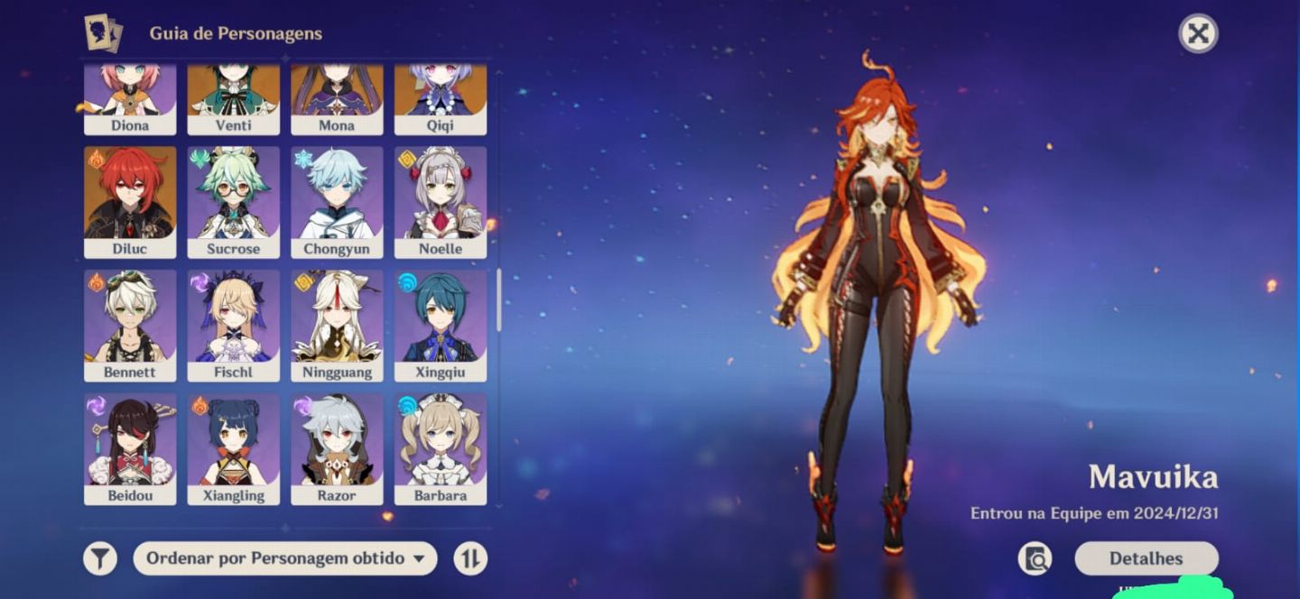 Conta de genshin impact end game 25+ T5 !!