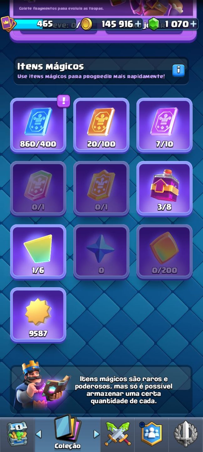 Essa conta de Clash Of Clans e Clash Royale junto! - FULL ACESSO - no preçinho!!