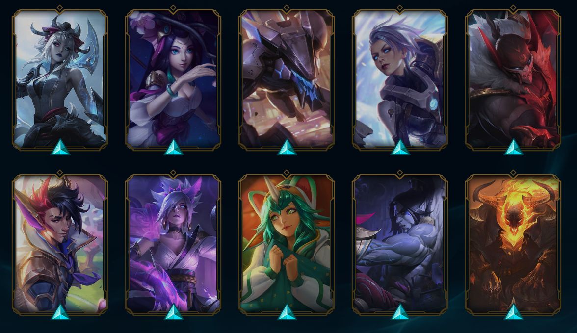 CONTA LOL - GOLD 1 - VARIAS SKINS E MMR DE PLATINA