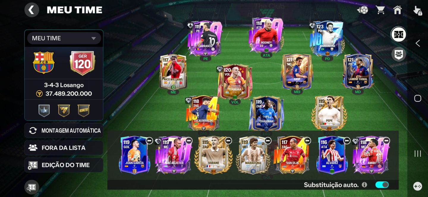 Conta FC MOBILE GER+120 com lamine yamal +Cristiano Ronaldo+bellingham