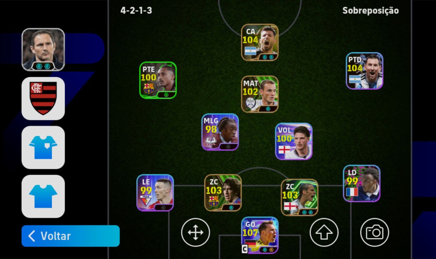 CONTA eFootball 2026 | FC 3125 | Neuer 107 | Vários 100+ | Elenco Forte