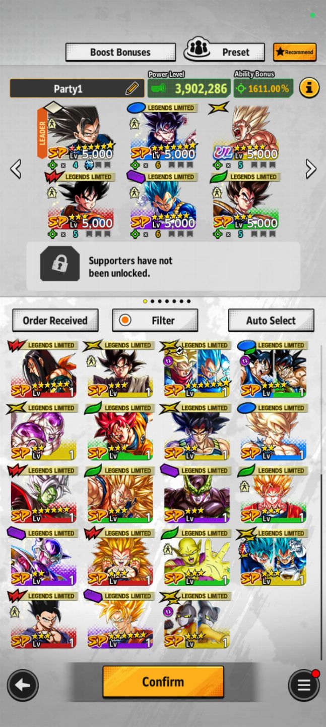Conta Dragon Ball Legends Com Goku SSJ Ultra + 34 LFS