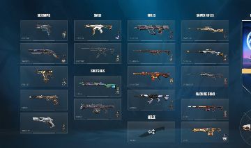 Conta ascendente 2 com varias skins