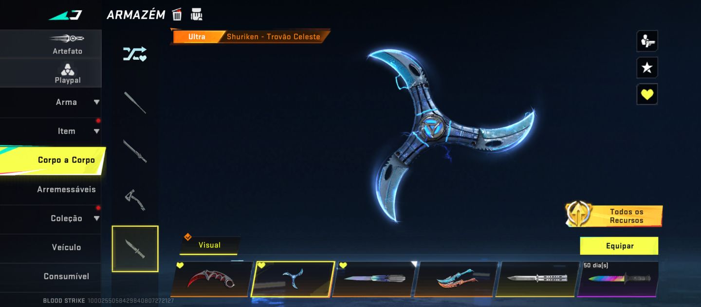 BLOOD STRIKE FULL ACESSO + Hank Eterno, Shuriken, Tokyo Revengers, Bleach, etc.