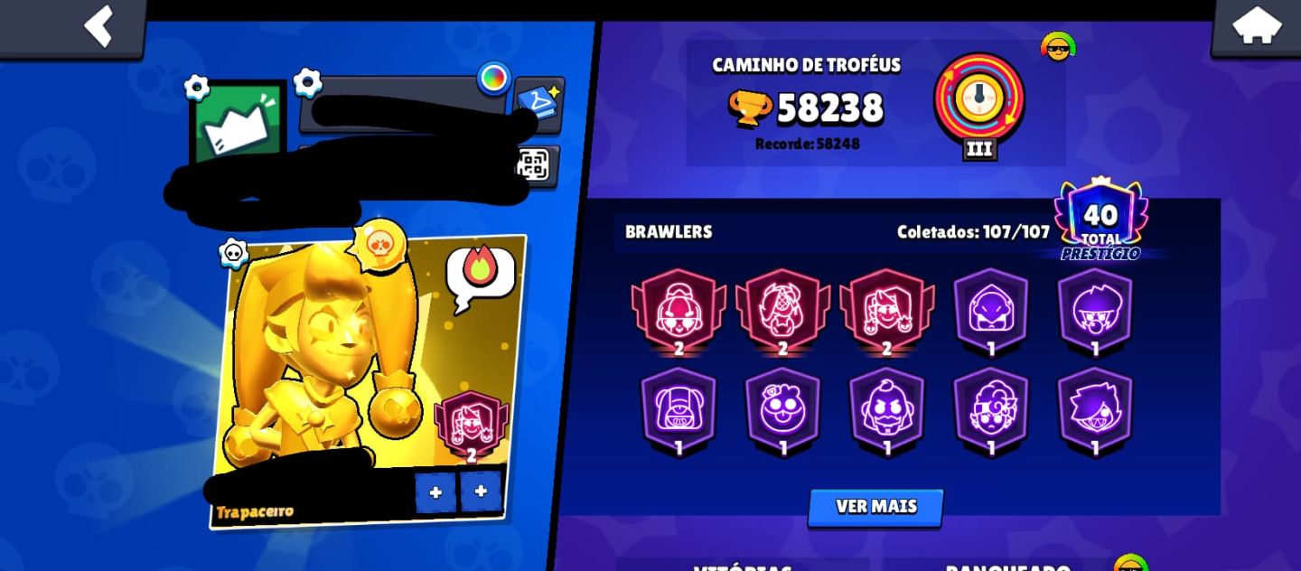 Contas brawl stars full acess