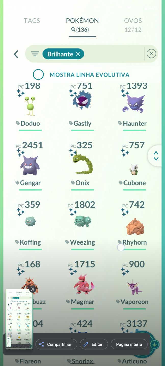 POKEMON GO(ARTICUNO GALAR SHINY)