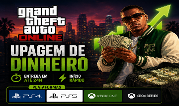 UP de dinheiro PS4/PS5/Xbox One ou Xbox Series