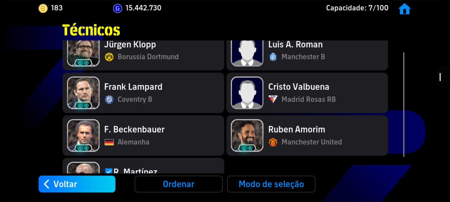 CONTA EFOOTBALL FORÇA COLETIVA 3340! (VALOR NEGOCIÁVEL)