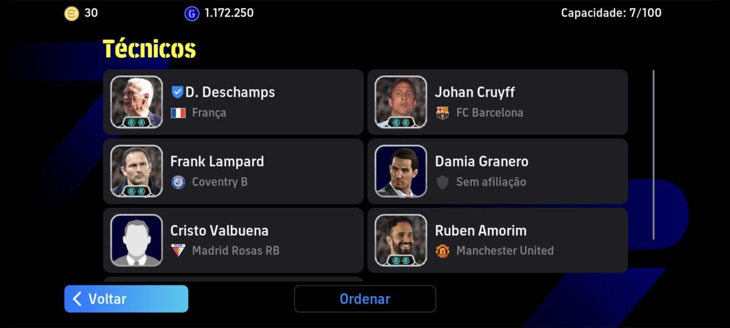 Conta efootball pontuação 3245 Messi big time