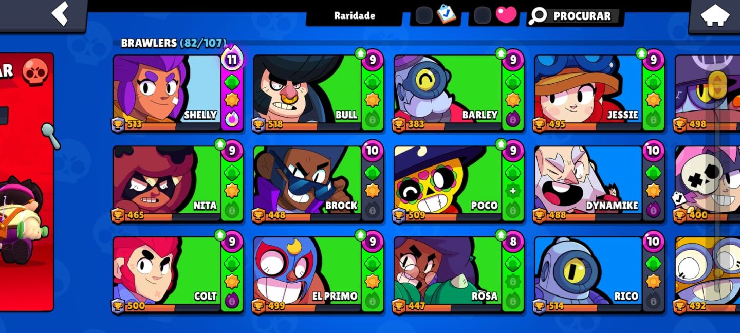 CONTA DE BRAWL STARS 26K TROFÉU + PERS ESPECIAIS (LEN,MIT,ÉP)