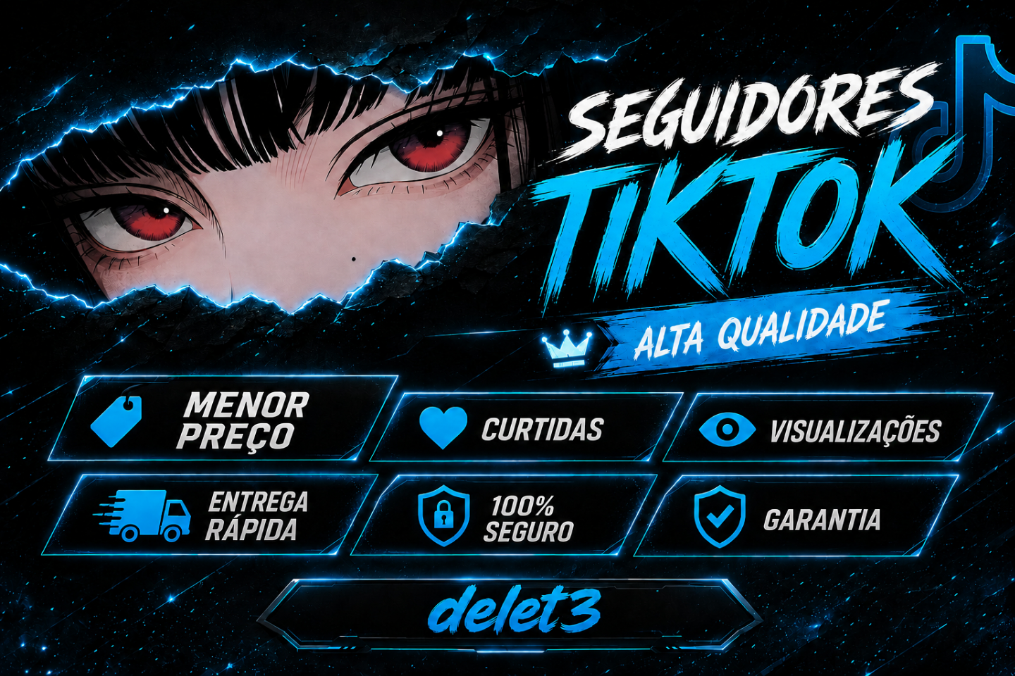 [MELHOR PREÇO] TIKTOK | SEGUIDORES | VISUALIZAÇÕES | CURTIDAS | ENTREGA RÁPIDA