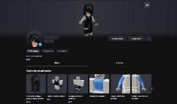 CONTA ALT ROBLOX COM SKIN FEMININA EMO