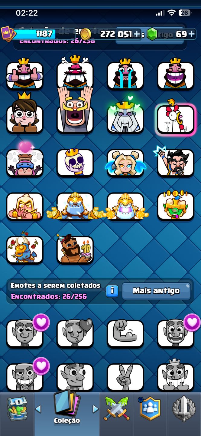CONTA BRAWL STARS 70.989 TROFÉUS | 500 SKINS | 105 BRAWLERS | 7 HIPERCARGAS