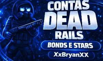 [O MENOR PREÇO!] GIFTS E CONTAS DEAD RAILS BONDS/STARS [TRILHOS MORTOS]
