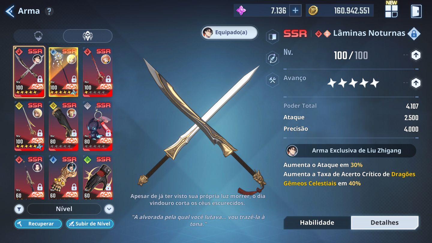 Conta com 2Milhoes de poder solo leveling Árise