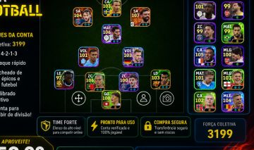 Conta eFootball com jogadores épicos e moedas