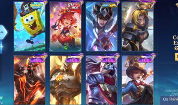 CONTA MOBILE LEGENDS GEMADA COM MUITAS EPICAS