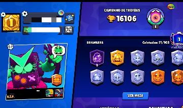 Conta Brawl Stars 2019 algumas skins raras