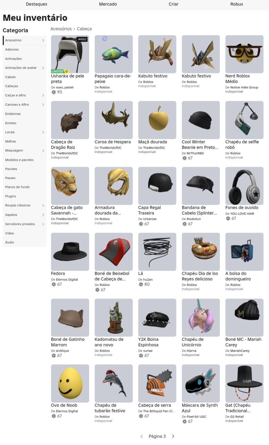 CONTA DE ROBLOX INSANA A VENDA! (LEIA A DESC.)