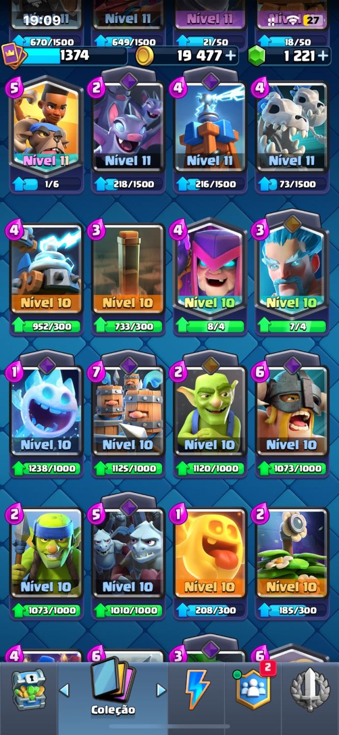Conta Clash Royale Arena 22 Barata