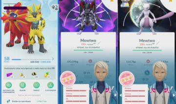 CONTA POKEMON GO LEVEL 58 | 263 LENDARIO | 144 BRILHANTE | MEWTWO ARMADURA IV100