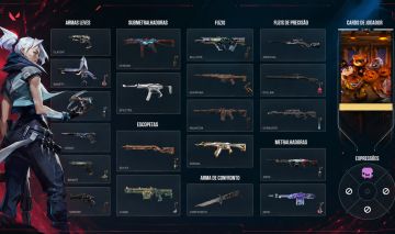 !!CONTA VALORANT À VENDA!! | +20 ARMAS/SKINS | +R$2.000 INVESTIDOS