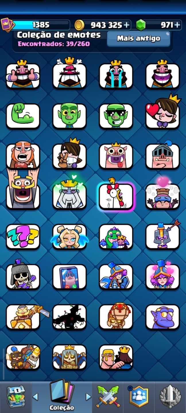 CONTA CLASH ROYALE REI 14 |10.7K TROFÉUS |940K OURO | 11 EVOLUÇÕES | FULL ACESSO