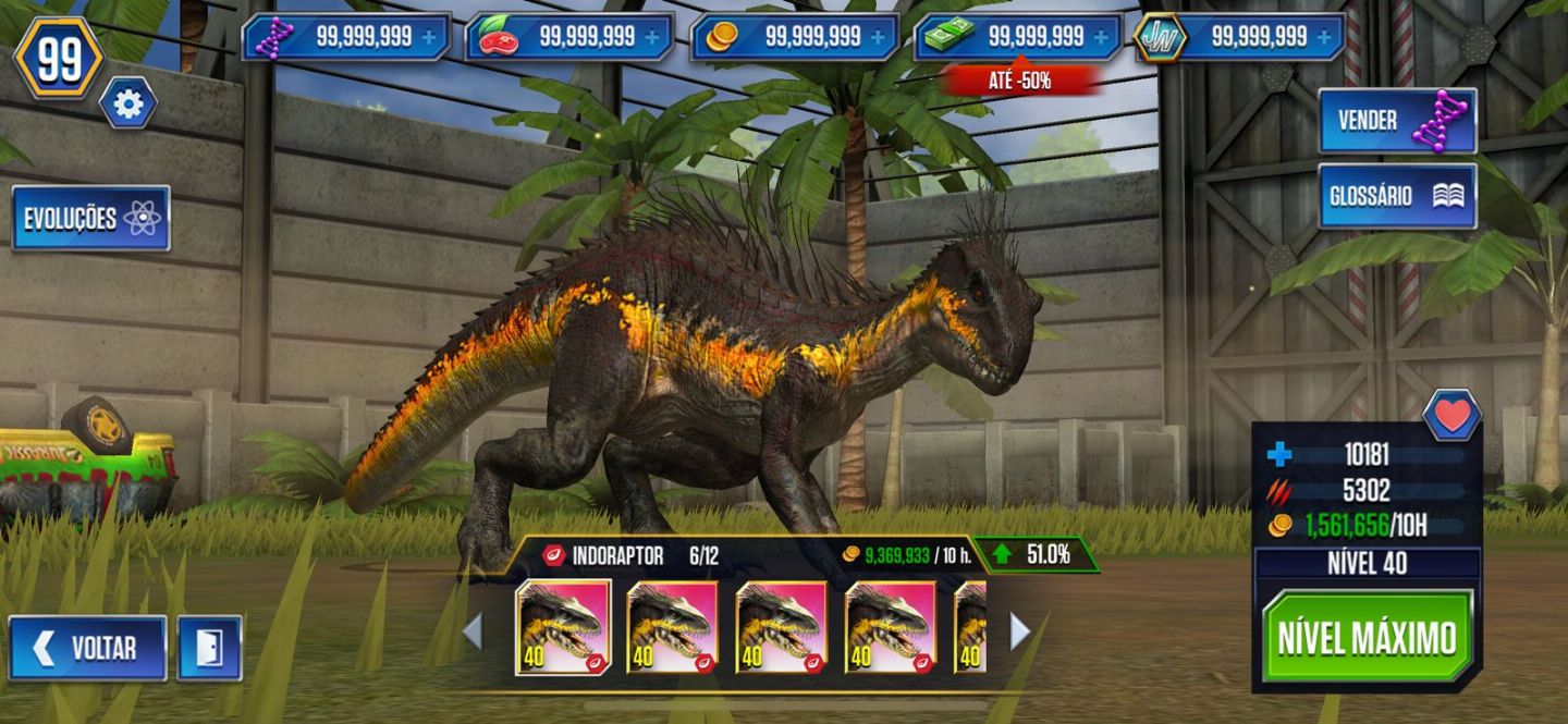 TOP 1 VENDAS - DINHEIRO/DNA's/ÂMBAR/LEALDADE E MUITO MAIS NO JURASSIC WORLD