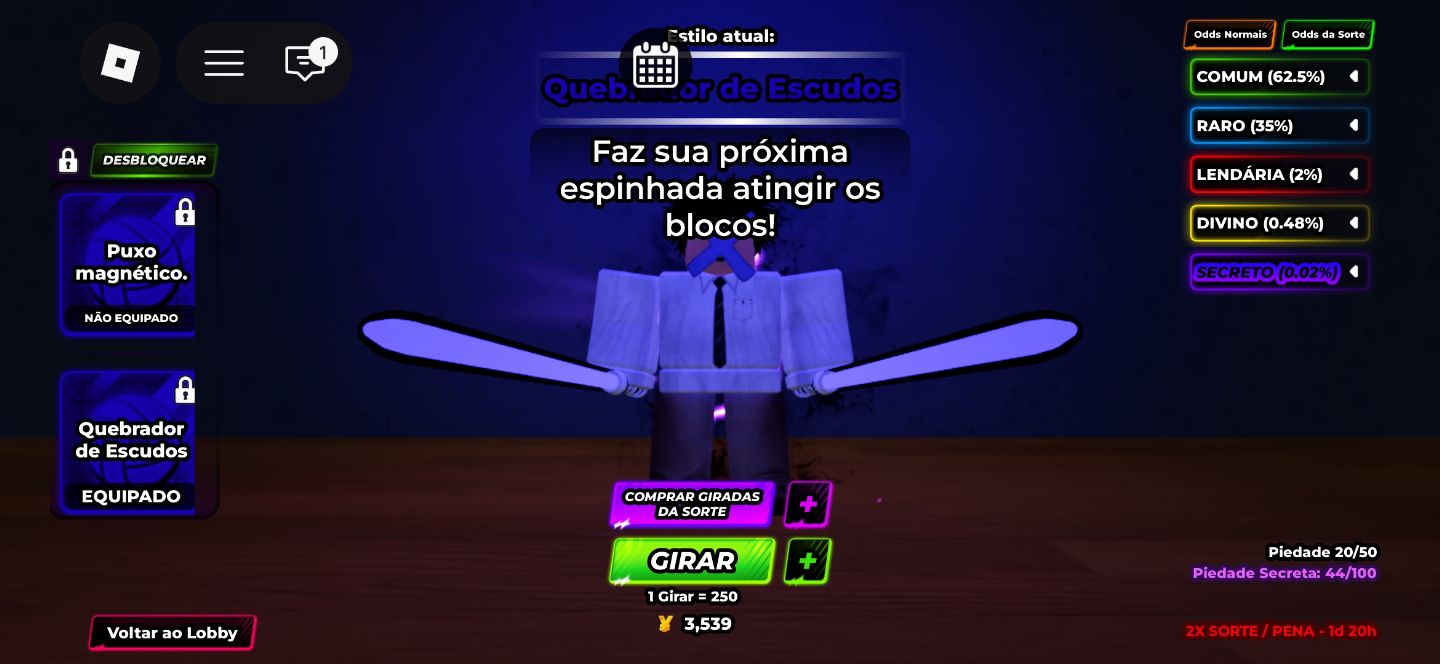 Conta de Haikyuu Legends mt rara pra sair logo