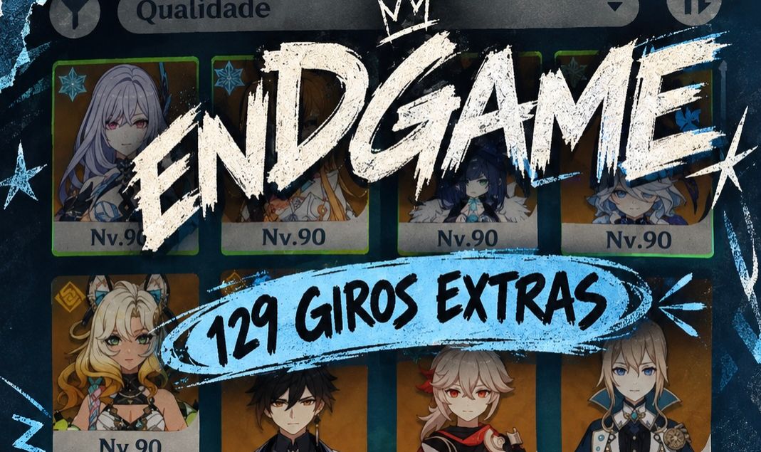 CONTA ENDGAME +129 GIROS, BUILDS ÓTIMAS