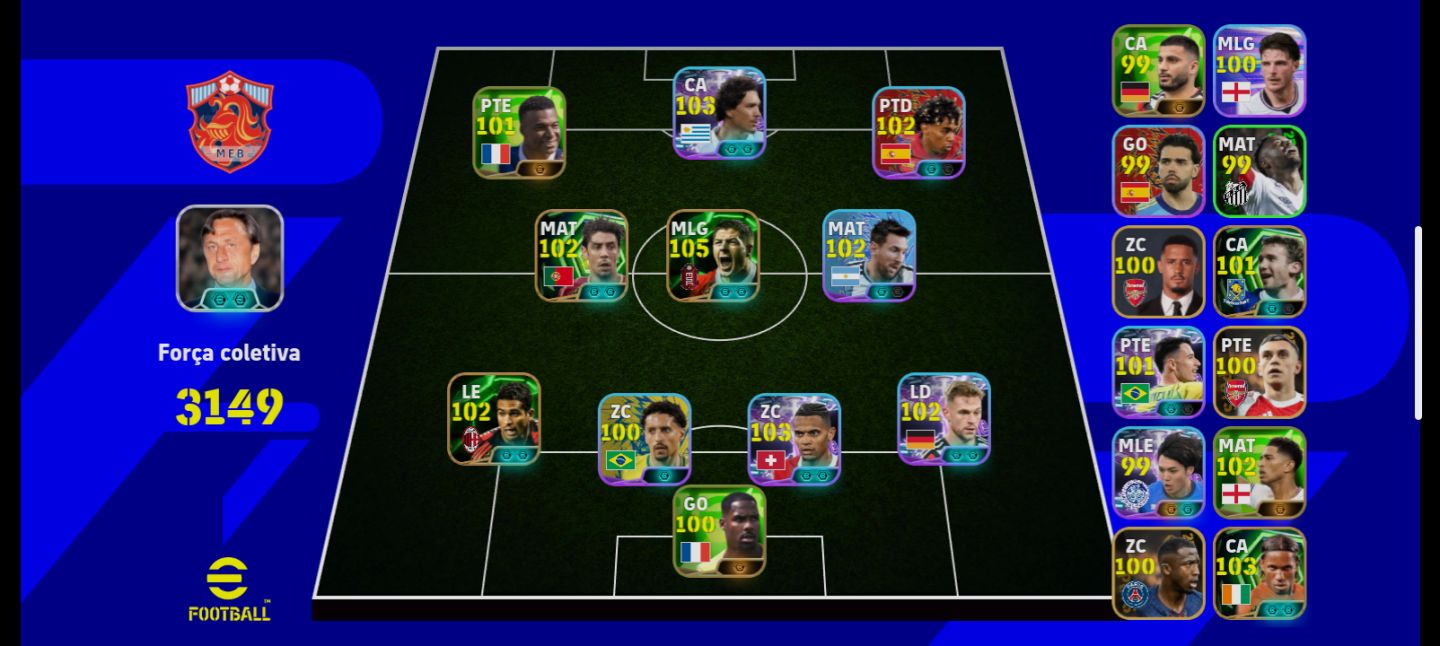 Conta de efootball