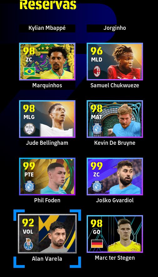 CONTA eFOOTBALL STEAM 3066 FORÇA | DEL PIERO ÉPICO, MESSI, RONALDINHO, NEYMAR E
