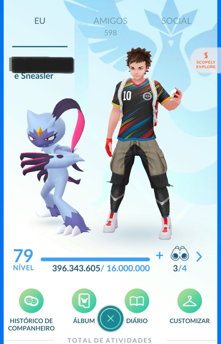 Conta Pokemon GO 2016