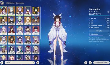 [NA AR56] Columbina, Ineffa, Flins 3x Coroa ++
