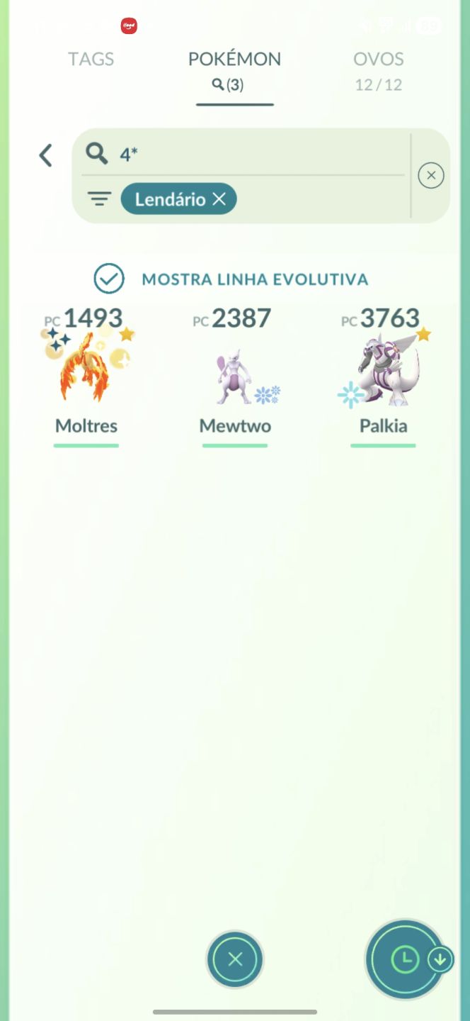 Moltres Shundo Galar + lendários shinys + brilhantes + 100% - Conta Pokemon Go