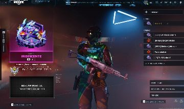 CONTA WARZONE IRIDESCENTE