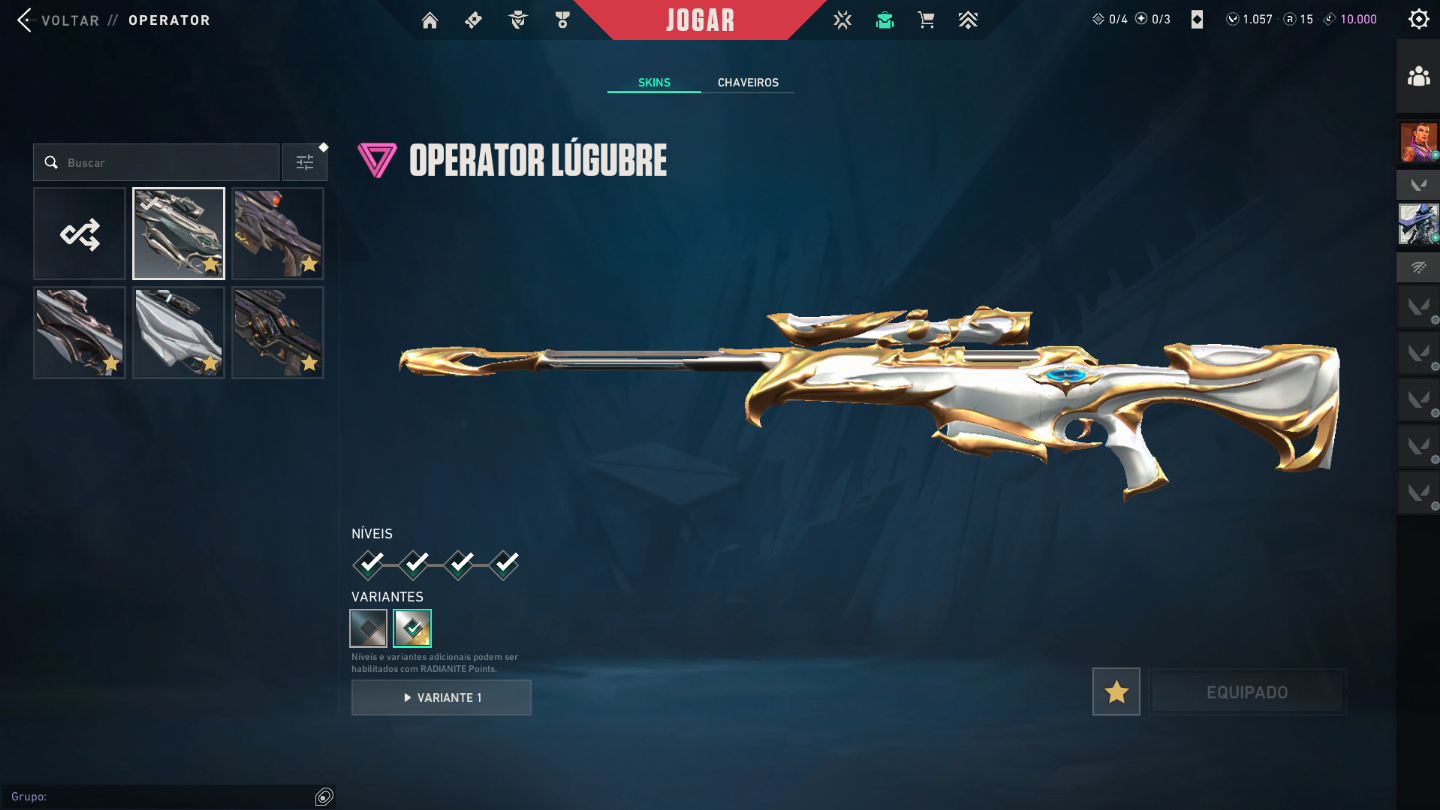 Conta ascendente full acesso com +8k em skins