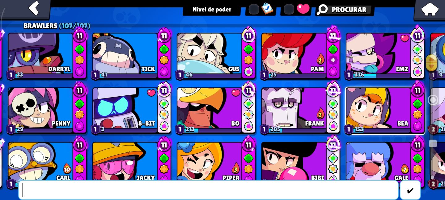 CONTA FULL 11 DE BRAWL STARS DE 2018 (FAMA METEÓRICA III)
