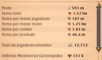 CONTA ENDGAME 1,52 Bn Fama| 591M Prata + 452M em Baús