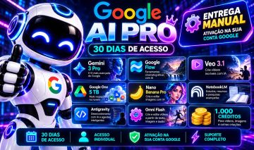 Gemini Pro + 5Tb + Veo 3.1 + Flow + Omni Flash - 30 Dias
