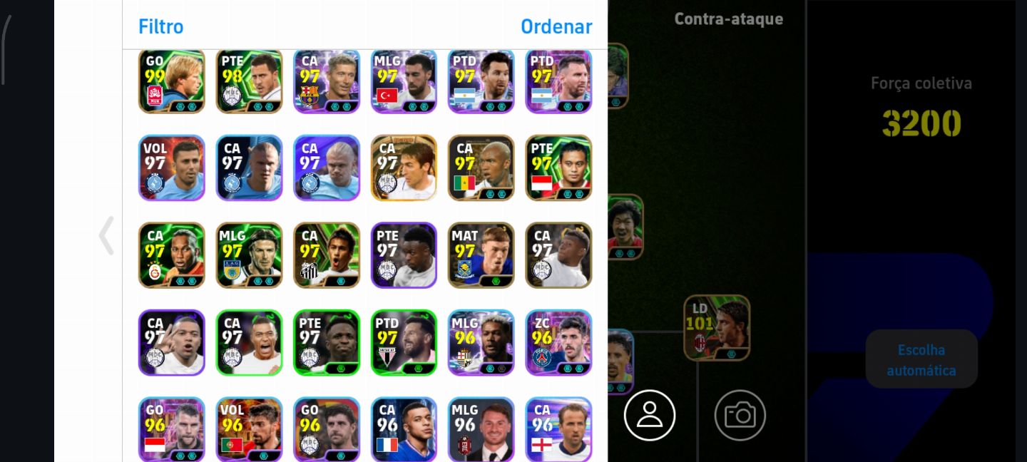 Conta com Ibra 110 e time completinho